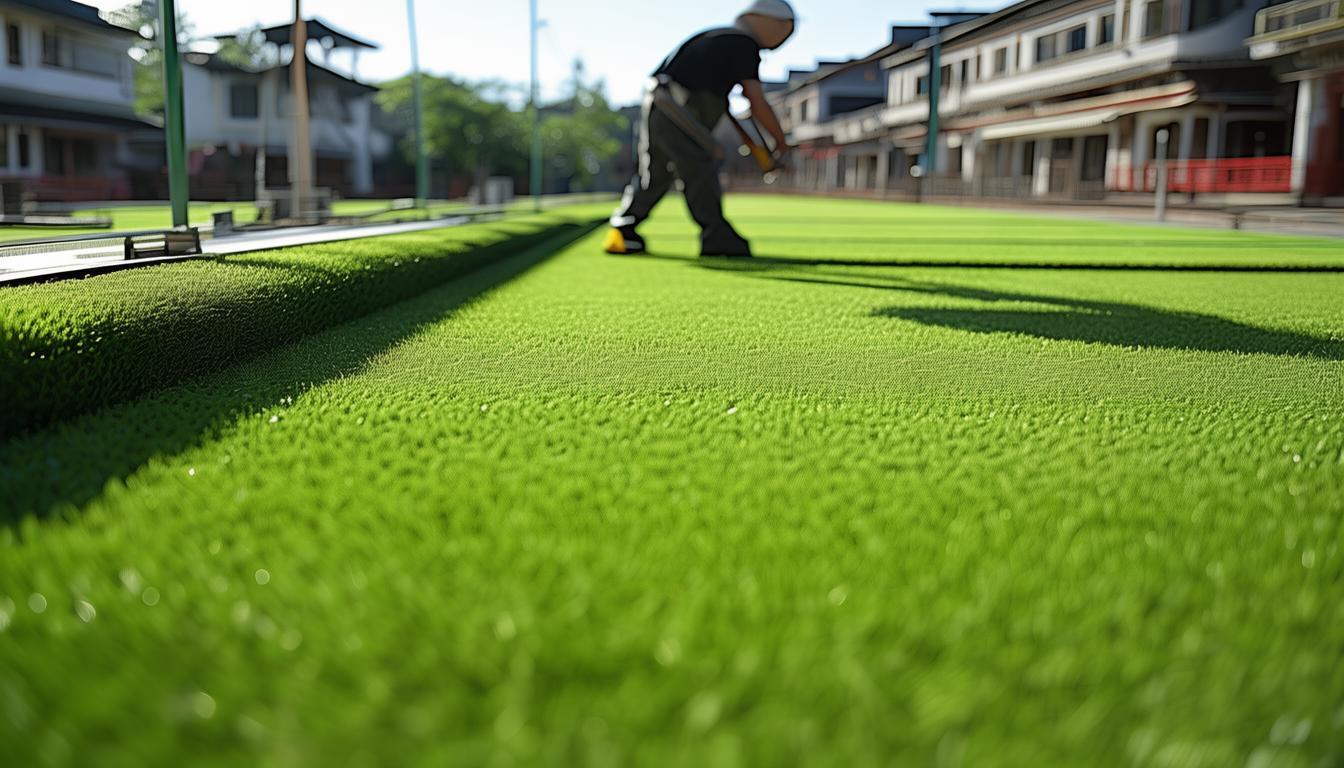 地毯厂家直销_歙县假草坪地毯施工时间_假草坪地毯施工效率