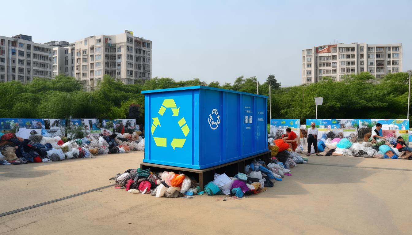 北京智能回收箱价格_北京回收地毯_广通小区垃圾分类模式
