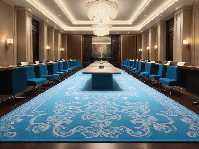 浅蓝色地毯,蓝色地毯用在什么场合